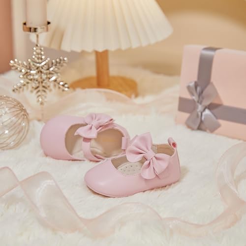 Image of PHIRAMIN Toddler Girl Mary Jane Dress Shoes-Little Girl School Uniform Shoes for Wedding Party