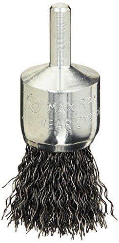 Image of IVY Classic 39035 1-Inch x 1 /4-Inch Shank, Crimped Wire End Brush - 0.012-Inch Coarse, 1 /Card