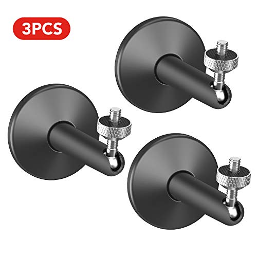 Arlo/Wyze Cam Pan Mount Black, KIWISMART Rustproof Waterproof Security Wall Mount for Oculus