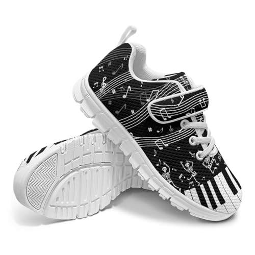 Coloranimal Kids Sneakers Sports Shoes for Girls Slip On Sneakers Walking Shoes Outdoor Tennis Shoes with Adjustable Hook and Loops