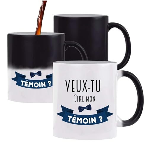 Planetee Mug magique thermoréactif New york avec toi c'est la vie Musique | Tasse changement de couleur idée cadeau métier anniversaire Noël femme homme