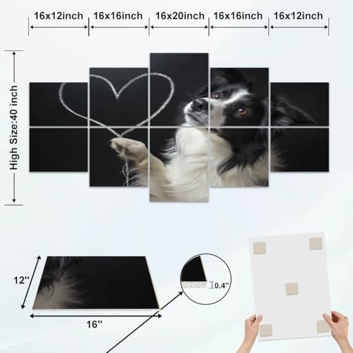 Paneles acústicos decorativos en forma de corazón 10 pack, tratamiento acústico para estudio y oficina miniatura 2