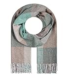 Majea Damenschal Winterschal Strickschal Damen Schal (880040) (grün 3)