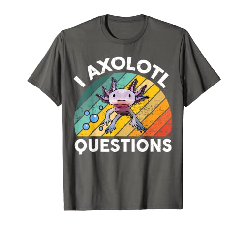 I Axolotl Questions Shirt Kids Kids Lucertola Cute Axolotl Maglietta