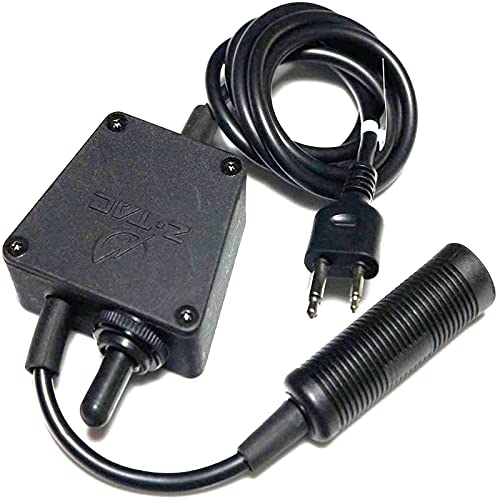 Z-TAC Z-Tactical E-Switch Tactical PTT Headset with finger PTT it with Tactical Headphones,Headset Adapter Wargame Outdoor Gear Z122-KEN
