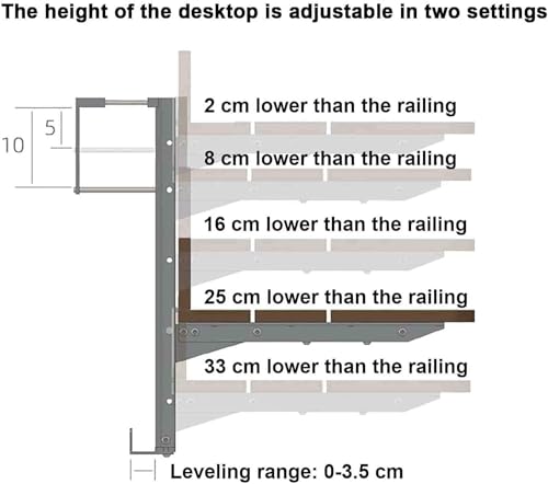 Table de balcon pliante pour optimiser les espaces restreints - 4