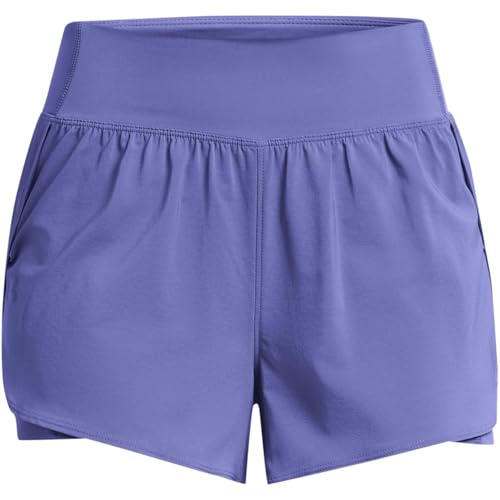 Short Under Armour running femme Flex Woven 2In1 noir taille L