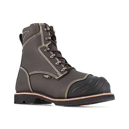 Image of Iron Age Men's Forgefighter Safety Toe 10 inch Heat Resistant Work Boot With Poron Xrd Internal Met Guard