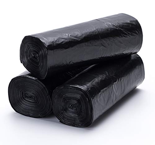5 Gallon Trash Bags 90pcs, Black Garbage Bags, Extra Strong Rubbish Bags