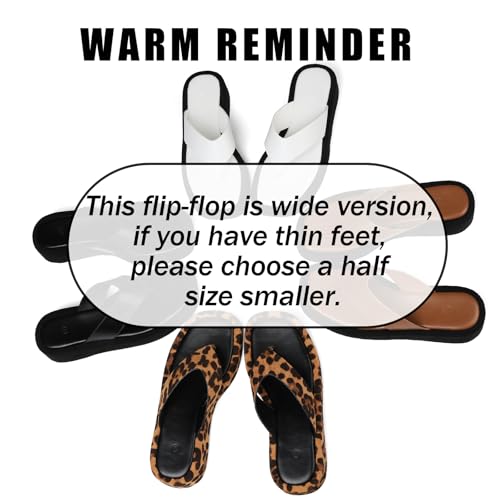 Image of CYNLLIO Slides for Women Slip on Flip Flops Sandals Casual Thongs Platform Wedges Sandals Summer Beach Shoes Comfy Walking Flats Shoes Outdoor Slippers