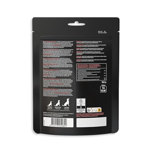 Rosewood Salmon Fillet Strips Large – Weicher Hundesnack mit 97 Prozent Lachs, proteinreich und fettarm, ohne Getreide, ohne künstliche Zusatzstoffe, 150 g