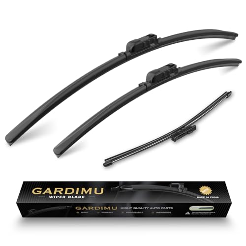 GARDIMU Replacement for Volkswagen Golf 2022-2025 Windshield Wiper Blade, 3 Pieces of Car Front and Rear Window Wiper Blades for VW Golf 2022 2023 2024 2025