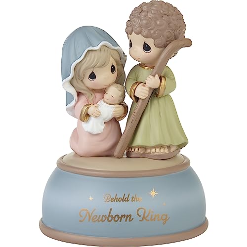 Precious Moments 231110 Behold The Newborn King Resin Musical