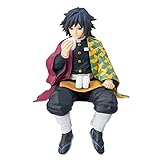 TCXDOQ Demon Figure Anime Action Figures Sitting Pose Eating Rice Balls Perching Figurine Model Toys (Giyuu-Tomiok)