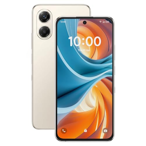 Image of TCL NXTPAPER 70 Pro Cell Phone, Android Phone Unlocked, 128GB Storage, 6.9 inch FHD+ 120Hz NXTPAPER 4.0 Display, 24GB RAM (8GB+16GB), AI Tools, 50MP Camera, Large Battery, 5G WiFi 6E, IP68, Nebula Gold