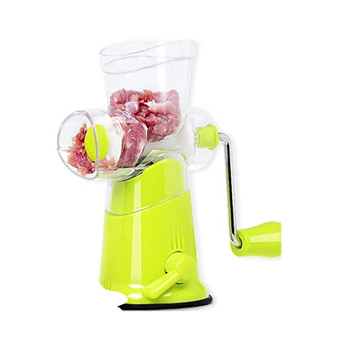 Fleischwolf Manueller Fleischwolf, Mahlen von Wurstkeksen Gemüse Knoblauchfrüchte, mit Edelstahlklingen und leistungsstarker Saugbasis