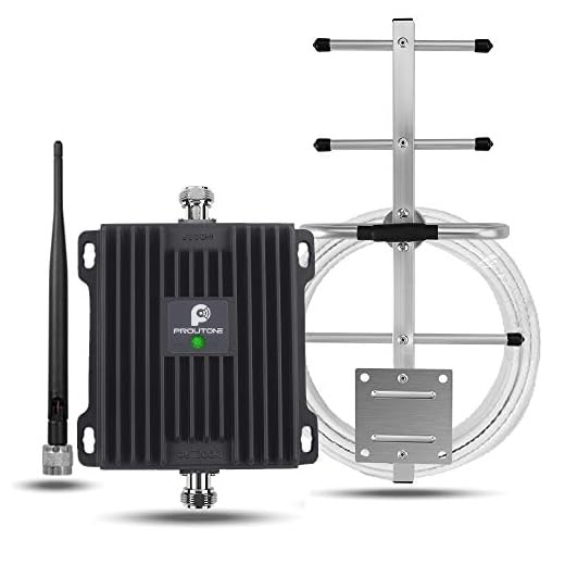 Cell Phone Signal Booster for Home and Office - 850MHz Band 5 GSM 3G Cellular Repeater with Directional Panel/Yagi Antennas - Boost Voice, Text Up to 4,500Sq Ft Area