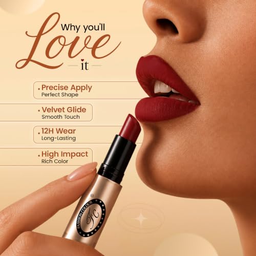 Image of Fashion Colour Supreme Lasting Honey Lip Non Transfer Lipstick 2.6g | Lipstick For Women | Available in 18 Super Creamy Shades | (318-Toffee, 2.6g)
