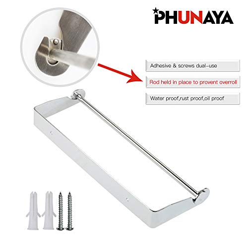 image for PHUNAYA Under Cabinet Paper Towel Holder Wall Mount for Home Kitchen,S