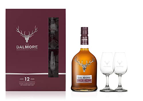 The Dalmore 12 Year Old Single Malt Whisky, 70cl Gift Pack