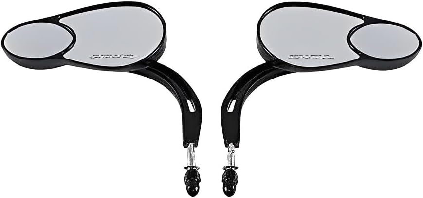 Miniatura 2 de Espejos de visión divididaespejos retrovisores de motocicleta para Harley DavidsonRoad KingStreet ElectraGlide UltraClassic FLHTCUFat