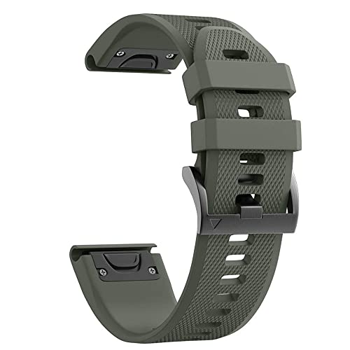 Correa de silicona de 26mm para Fenix 6X Pro compatible con Fenix 5X y 7X