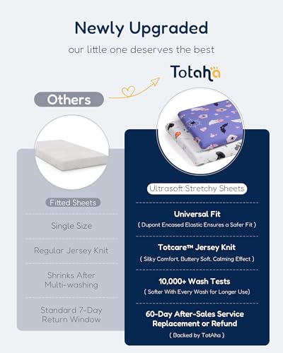 Image of Christmas Bassinet Sheets Neutral Fits Standard 16 inch X 32 inch Mattress, Soft X-Mas Bassinet Fitted Sheet Set 2-Pack, Universal Fit for Hourglass Oval and Rectangle Bassinet Mattress, Mistotle & Snowflake