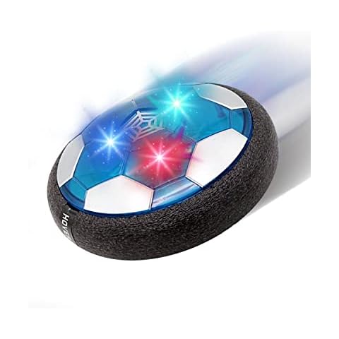 KALAHOL LED Hover Football, Boys Toys Rechargeable Hover Soccer Ball, Air Power Soccer Ball with Foam Bumper, Kids Toys for Indoor and Outdoor Activity, for Christmas, Birthday, Halloween Cover