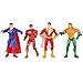 DC Comics, Action Figures 4-Pack, Superman, The Flash, Shazam!, Aquaman 4-inch Figures, Accessories, Superhero Kids Toys for Boys and Girls, Ages 3+