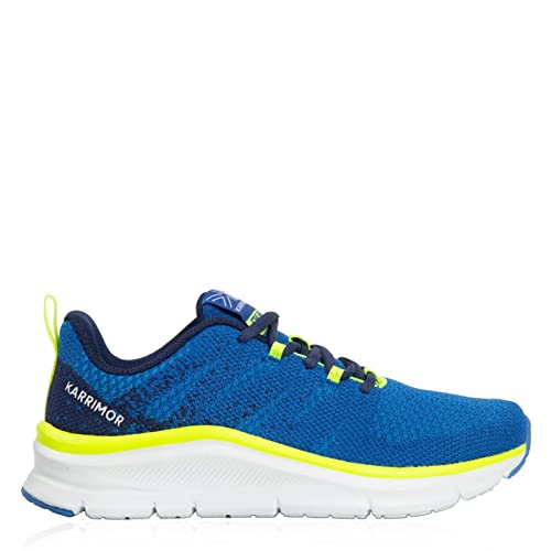 Image of Karrimor Kids Duma 6 Junior Boy Running Shoes Blue/Lime 5 (38)