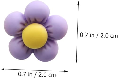 Miniatura 7 de GRIRIW 30Pcs Accessories Multi-Function Thumb Tacks pushpins Delicate Desk Flower Shape Replaceable Macaron Work Desk Decor Supplies Metal