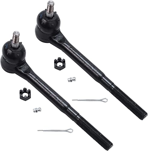 Image of Detroit Axle - 2WD Front End Control Arms Kit for Chevy Blazer S10 GMC Jimmy S15 Sonoma 2 Upper Control Arms w /Ball Joints 4 Inner & Outer Tie Rod End Links Replacement - 6pc Set