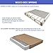 Spinal Solution 8-inch Wood Split Traditional Box Spring/Foundation for Mattress Set, Queen, 13
