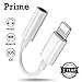 Produktbild Kopfhörer Dongle Jack Adapter für iPhone 7 Adaptor Anschluss 3.5mm AUX Audio Kabel Kopfhörer für iPhone 11/X/XS/XR/8/8 Plus Zubehör Kabel Splitter Musik Geeignet Ohrhörer Unterstützung Alle iOS Weiß