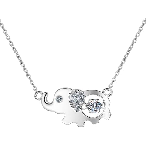 Multiple Styles Eternal Sparkle S925 Sterling Silver Moissanite Pendant Necklace for Women, Creative Elegant Gift for Her, Mother, Girlfriend, Valentine's Day, Anniversary