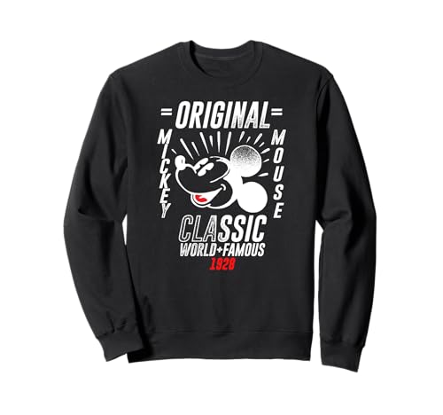 Sweatshirt Disney Mickey Original contre le froid hivernal pull chaud et doux au toucher