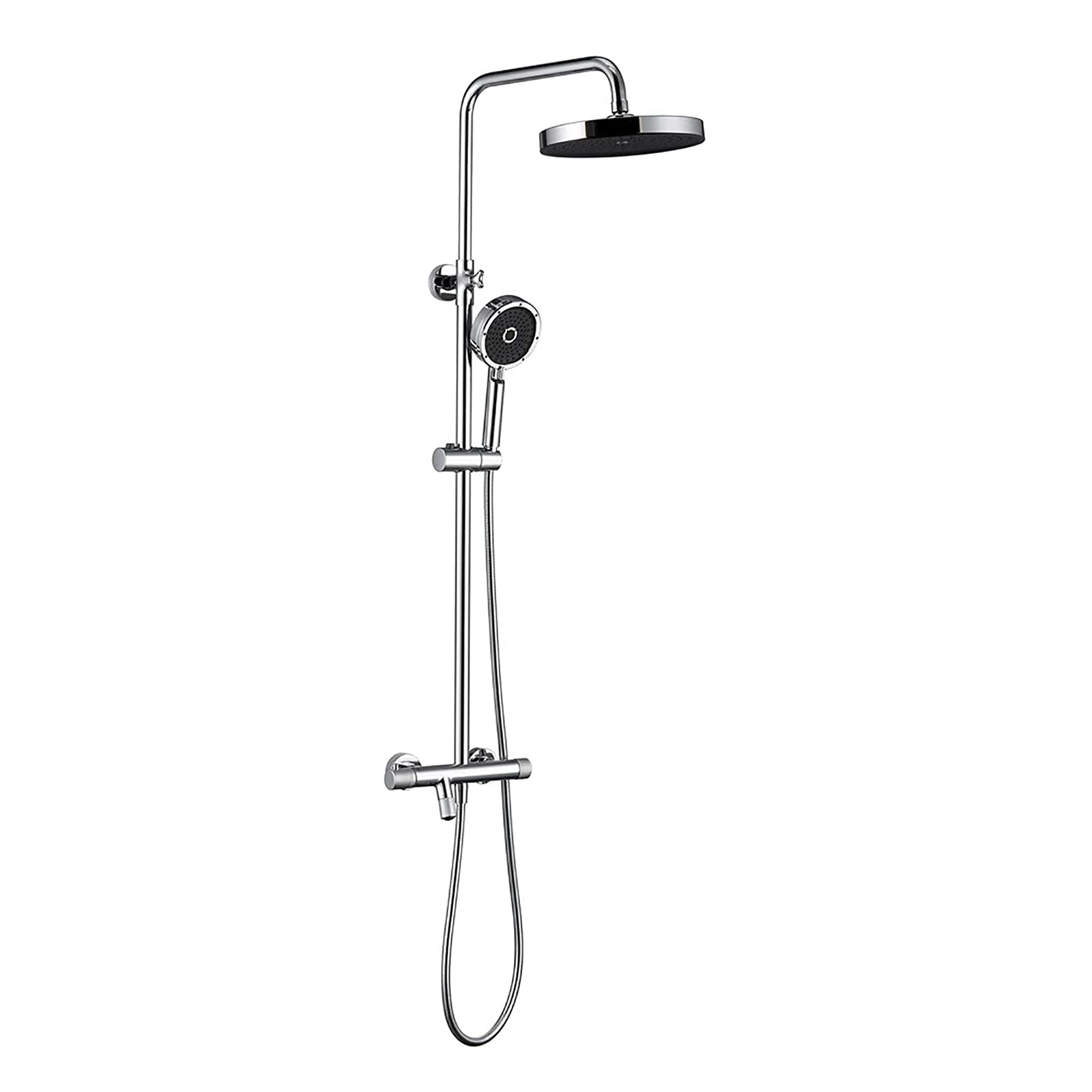 Système de douche thermostatique mural fini les variations d'eau robinets 10"