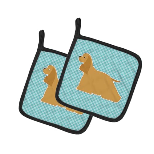 Agarraderas para ollas con protección térmica eficaz, diseño Cocker Spaniel BB3686PTHD 2