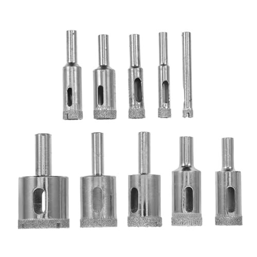 JECOMPRIS Multifunctional Tile Drilling Bits 6/8/10/12/14/16/18/20/22/30mm Porcelain Drill Bits for Wall Drilling