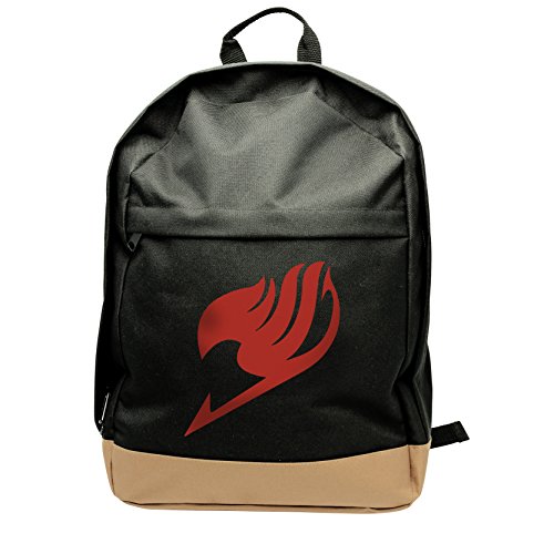 ABYstyle FAIRY TAIL: Mochila   Emblema   Negro  14 x 38 31 cm