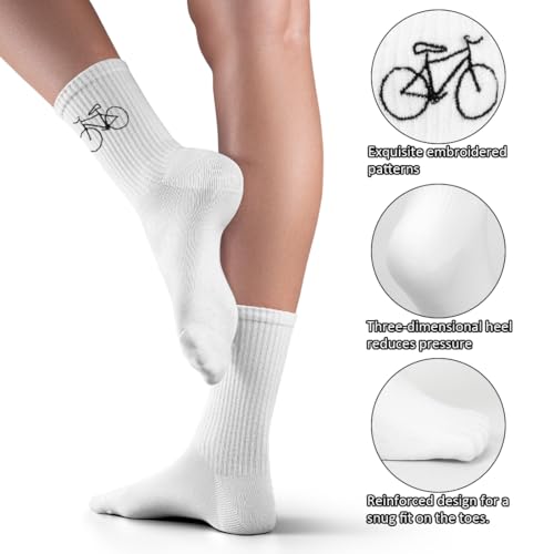 HUKUMA Rennrad Socken,35-46 Fahrradsocken Herren,Fahrrad Geschenk für Herren Damen,Rennrad Zubehör,Fahrradfahrer Tennissocken Accessoires,Lustiges Geschenk für Geburtstag Männer und Frauen