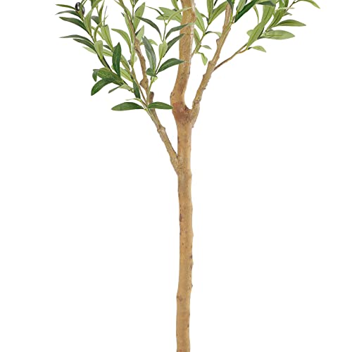 image for Bellacat Faux Olive Tree 6ft，Olive Trees Artificial Indoor with Natu