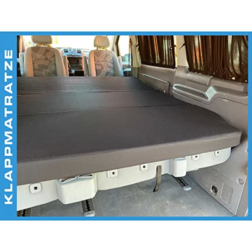 BREMER SITZBEZÜGE Klappmatratze kompatibel mit Viano Fun W639 Faltmatratze Camping zubehör Camper zubehör Wohnmobil Zubehör Matratze Schlafauflage Schlafschön