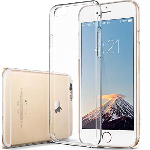 MIERES iPhone 6 Case, Anole Ultra-Thin Hard Hybrid PC 360 Full Body Coverage Protective Case Cover & Skin with [Slim Tempered Glass Screen Protector] for Apple iPhone 6 4.7 Inch (Clear/Transparent)