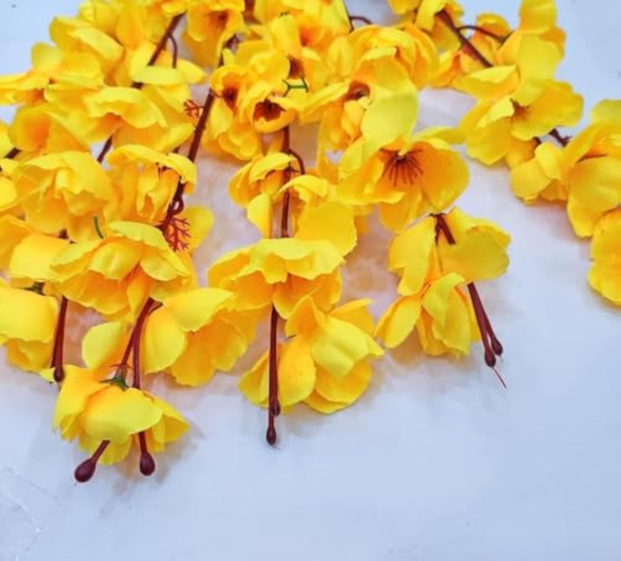 Artificial Cherry Blossom Flower Bunch for Home Decor