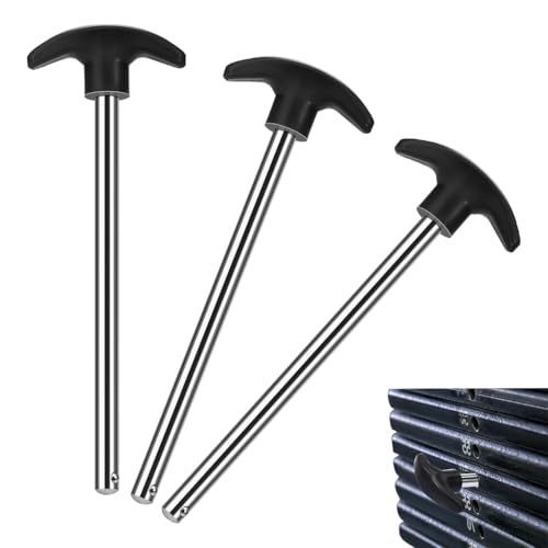 Image of Proberos 3 Pcs Gym Weight Stack Selector Pin, 6 inch T-Handle, 3 /8 inch Dia