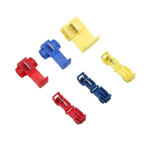 YLQUXEUV 96PCS Insulated Quick Splice Wire Connector Crimp Terminals 22-10 AWG Kit Assorted Cable Connectors Terminal