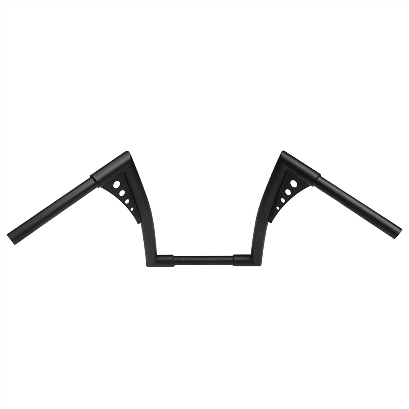Guidon de moto noir 14 pour Harley Softail FLSTF robuste en acier