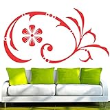 autocollant bmw e30 Rapide et facile à installer stickers muraux autocollants e30 Fleurs Rubin 80x41 cm -