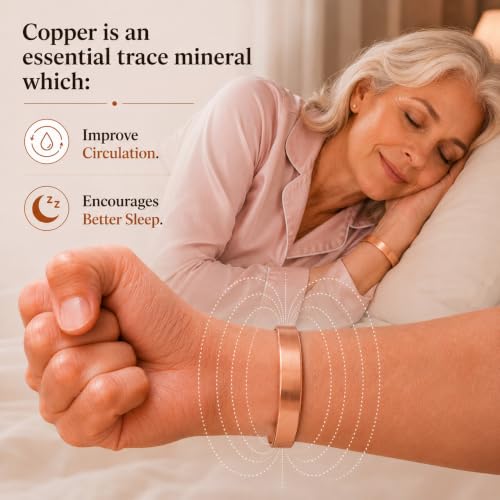 Image of Touchstone Copper Bracelet Tibetan Style. Hand Forged with Solid and high Gauge Pure Copper.